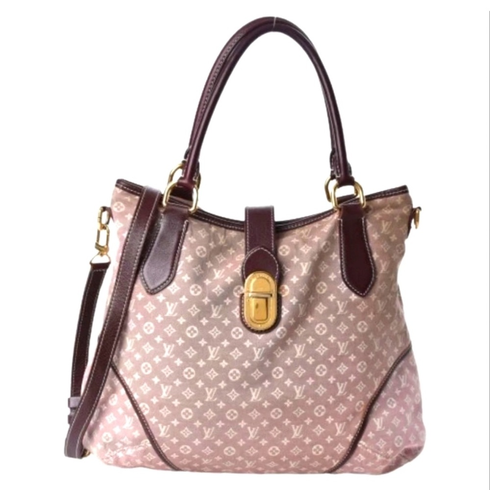 LOUIS VUITTON IDYLLE ELEGIE MONOGRAM CLOTH TOTE HANDBAG